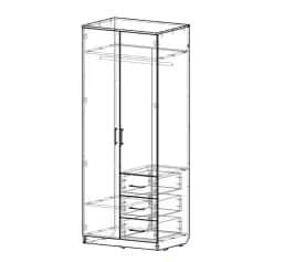 Шкаф для одежды и белья РУСЛАН-1 - изображение 2