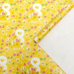 Подарочная упаковка Бумага упаковочная глянцевая «Яркое 8 марта» 70×100 см - изображение 1