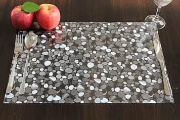 Коврики сервировочные Салфетка Камушки транспарент, 30*40см - изображение 1