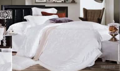 Комплект постельного белья Комплект пост. белья 2-сп. евро Arya Броде Жаккард 200Х220 Berberis - изображение 1