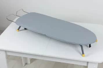 Гладильные доски ДОСКА ГЛАДИЛЬНАЯ МИЛАНА НАСТОЛЬНАЯ (СКЛАДНАЯ) С КАРМАНОМ ДЛЯ УТЮГА ( 33*91,5*13СМ) - изображение 1