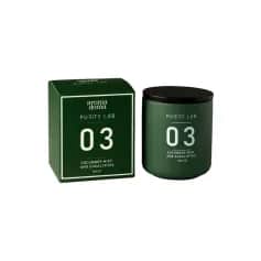 Свеча СВЕЧА PURITY LAB NO.3 ОГУРЕЧНАЯ ДЫМКА И ЭВКАЛИПТ 7,6Х8,5СМ - изображение 1