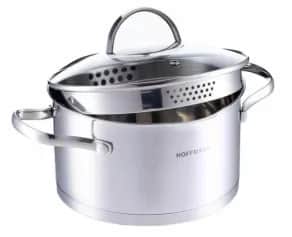 Кастрюли и котлы Кастрюля 2,6 л 18 см со сливом, нерж. сталь (арт.НМ 5618) - изображение 1