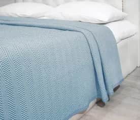 Покрывала Покрывало Lale 200х230см, Анкара голубая, 70%-хл., 30%-ПЭ (арт. АТ-23) - изображение 1