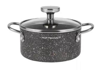 Кастрюли и котлы Кастрюля 0,5 л 12 см, черн. (арт.НМ 7762NEW) - изображение 1