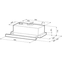 Вытяжка KRONA VENDY 600 INOX - изображение 2