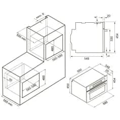 Духовка KRONA RATSEL 45H(ВЫСОТА) BLBL - изображение 2