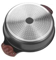 Кастрюли и котлы Кастрюля 6,7 л 28 см, серая, индукция (арт.НМ 9428) - изображение 3