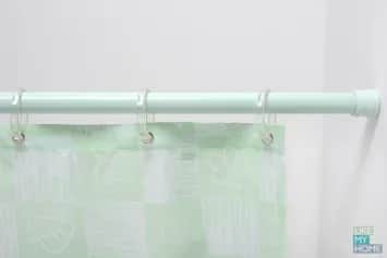 Карниз для шторы в ванную Карниз для занавесок 140-260 см, диаметр 2225 мм green - изображение 1