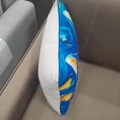 Подушки, наволочки декоративные ПОДУШКА ДЕКОРАТИВНАЯ ЗВЕЗДНЫЙ КОТ ВАН ГОГ, ТКАНЬ: ВЕЛЮРПОПЛИН, РАЗМЕР 40*40, МОЛНИЯ, ВНУТРЕННИЙ ЧЕХОЛ СОСТАВ: 1 СТОРОНА ПОЛИЭСТЕР 80%, ХЛОПОК 20%, 2 СТОРОНА ХЛОПОК 100%, АРТ.0255 - изображение 3