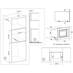 Духовка KRONA LAUNE 60 WH K - изображение 3