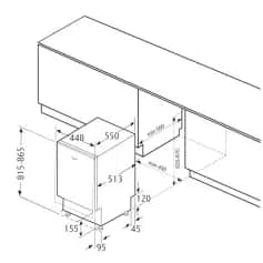 Посудомоечная машина KRONA DELIA 45 BI - изображение 3