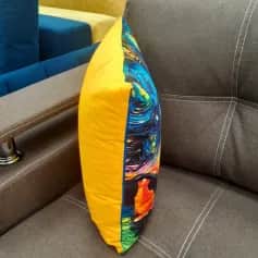 Подушки, наволочки декоративные ПОДУШКА ДЕКОРАТИВНАЯ СОБАКИ ВАН ГОГ, ДРУЗЬЯ ТКАНЬ: ВЕЛЮРПОПЛИН, РАЗМЕР 40*40, МОЛНИЯ, ВНУТРЕННИЙ ЧЕХОЛ СОСТАВ: 1 СТОРОНА ПОЛИЭСТЕР 80%, ХЛОПОК 20%, 2 СТОРОНА ХЛОПОК 100%, АРТ.0256 - изображение 4