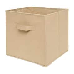 Коробки, ящики, кофры для хранения Короб для хранения, куб Uno, Д300 Ш300 В300, бежевый, арт. NMC-02 - изображение 1