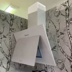 Вытяжка KRONA FREYA 600 WHITE PUSH BUTTON; вытяжка кухонная 600 мм - изображение 2