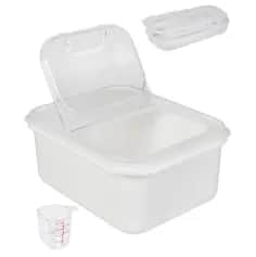 Контейнеры КОНТЕЙНЕР ДЛЯ ХРАНЕНИЯ 9,3Л6КГ 270*344*149ММ + МЕРНАЯ КРУЖКА 0,76Л + КОНТЕЙНЕР БЕЛЫЙ (АРТ.1270) - изображение 1