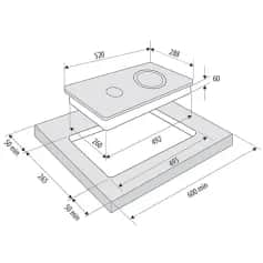 Варочные панели KRONA ORSA 30 BL - изображение 2