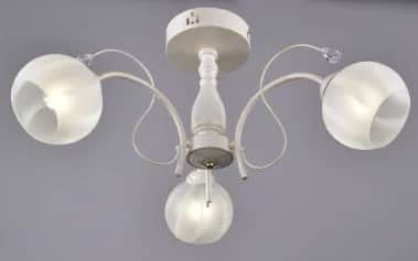 Светильник СВЕТИЛЬНИК ПОТОЛОЧНЫЙ ИМПОСТ 3*60 Е27 (РС21529 WT+FG3C) - изображение 1