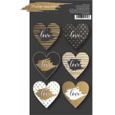 Стикеры, наклейки Наклейки для подарков и цветов Love 16х7,7 см 7425077 - изображение 1
