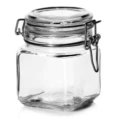 Банки для сыпучих продуктов Банка Kremlin квадратная с фиксатором 740мл. - изображение 1