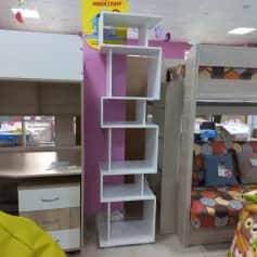 Стеллаж КВАДРО-1 (БЕЛЫЙ ШАГРЕНЬ) - изображение 4