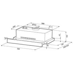 Вытяжка KRONA KAMILLA R 600 INOX - изображение 2