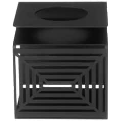 Подсвечник Подсвечник Лабиринт 7*7*7,5 см, черн. (арт. 898-176) - изображение 2