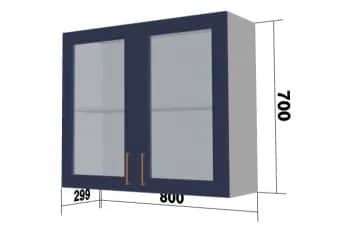 Шкаф кухонный КВАДРО (ЧЕРНИКА) - изображение 1