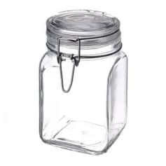 Банки для сыпучих продуктов БАНКА KREMLIN 1050 МЛ МЕТАЛ. КЛИПСА+ПЛАСТ. УПЛОТН. - изображение 1