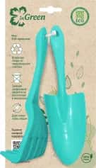 Опоры, держатели для растений Набор садовых инструментов Green Republic 2 пр. (грабельки и лопатка) голубой жасмин (арт. IG601012027) - изображение 1