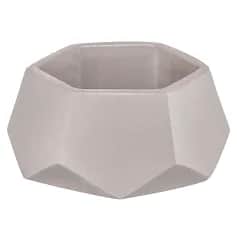 Кашпо, горшки цветочные Кашпо Соты, серый, 0,22л. - изображение 1