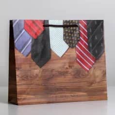 Подарочные пакеты Пакет ламинированный Best man, ML 27х23х8 см - изображение 1