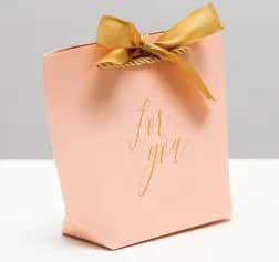 Подарочные пакеты Пакет подарочный For you 21х17х7 см 4785000 - изображение 1
