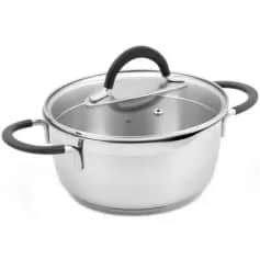 Кастрюли и котлы Кастрюля с 2-мя носиками с крышкой 4,9л ИДЕАЛ с силикон. ручками (арт. ID-2449) - изображение 1