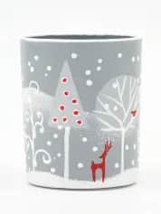 Подсвечник Подсвечник (стакан) h85 декор. НГ (арт.1102085z004) - изображение 1