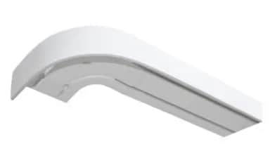 Карнизы для штор Карниз шиный, комплектный, 2-х рядный Классика, пластик, белый, 300см - изображение 1