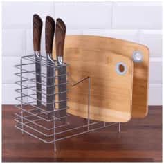 Держатели, подставки Органайзер для ножей и досок 30*18*25 см, хром (арт.768-734) - изображение 2