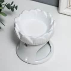 Аромалампы Аромалампа Бутон белый 9х8х8 см - изображение 3