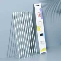 Ароматизаторы Набор фибровых палочек для ароматического диффузора, 25х0,3 см, 10 штук, белый 7304802 - изображение 1