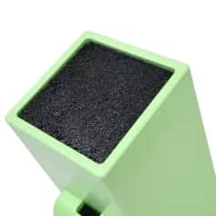 Держатели, подставки Подставка для ножей 11x11x26см, цвет ЗЕЛЕНЫЙ (пластик) (арт. 2874) - изображение 3