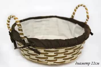 Корзинки Корзина д. 22 см (х96) (арт.124-015) - изображение 1