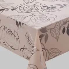 Скатерти, салфетки Клеенка Meiwa SILKY-187 IV 140 см крем. - изображение 1