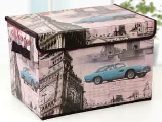 Коробки, ящики, кофры для хранения Короб для хранения с крышкой 38х25х25 см Страны 2556827 - изображение 1