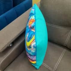 Подушки, наволочки декоративные ПОДУШКА ДЕКОРАТИВНАЯ КОТЫ ВАН ГОГ, ТКАНЬ: ВЕЛЮРПОПЛИН, РАЗМЕР 40*40, МОЛНИЯ, ВНУТРЕННИЙ ЧЕХОЛ СОСТАВ: 1 СТОРОНА ПОЛИЭСТЕР 80%, ХЛОПОК 20%, 2 СТОРОНА ХЛОПОК 100%, АРТ.6085 - изображение 4