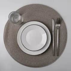 Скатерти, салфетки Салфетка кухонная Лофт 38х38 см, цвет бежевый - изображение 1