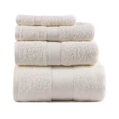 Полотенца для ванной, бани. Полотенце Arya Однотонное 70X140 Miranda Soft (Экрю) - изображение 1