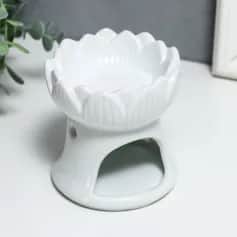 Аромалампы Аромалампа Бутон белый 9х8х8 см - изображение 2