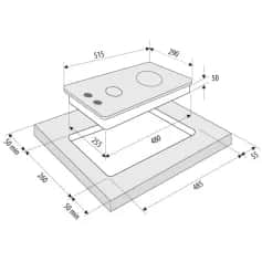 Варочные панели KRONA CALORE 30 WH - изображение 2