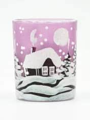 Подсвечник Подсвечник (стакан) h85 декор. НГ (арт.1102085z001) - изображение 1