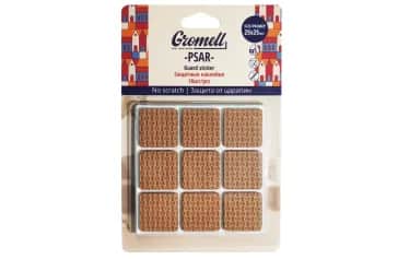 Аксессуары для защиты мебели Наклейки защитные Gromell PSAR 18 шт.*25 мм, квадратные (арт. 77M10895) - изображение 1